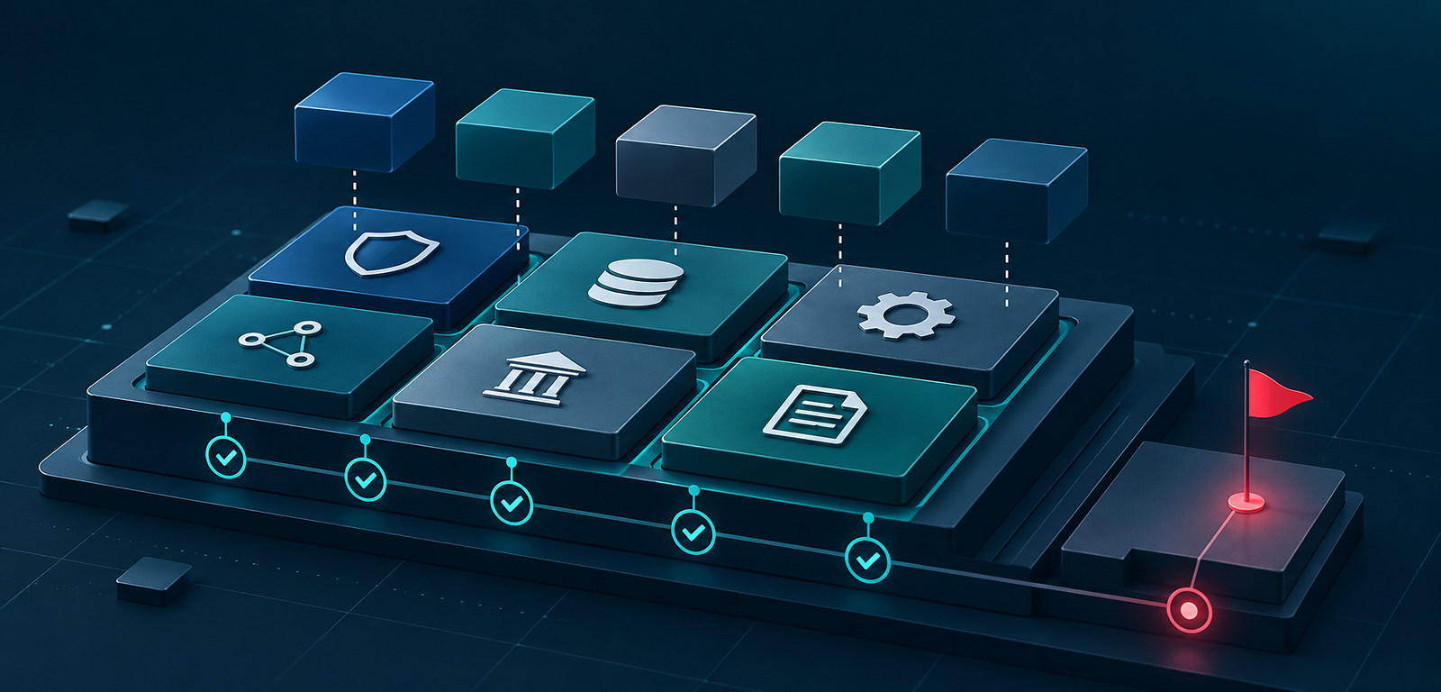 Modular enterprise platform being assembled and validated for release