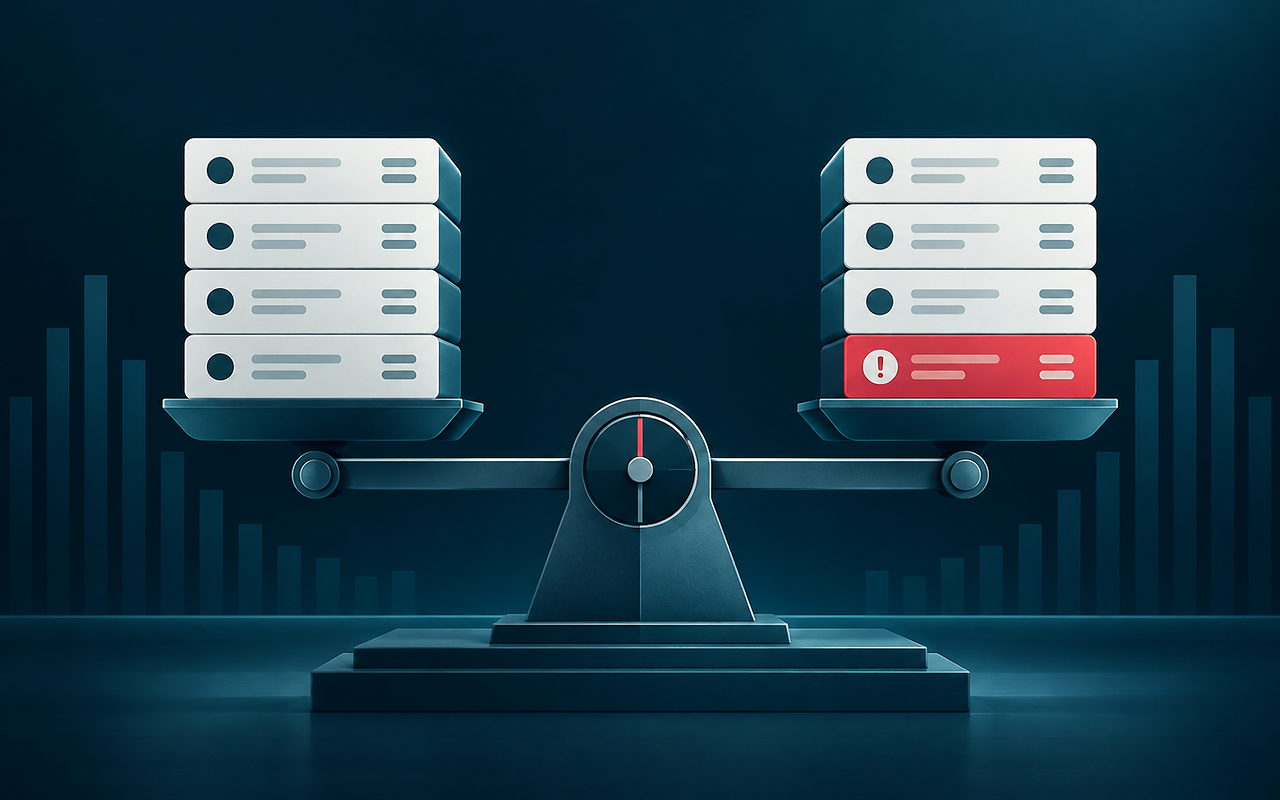 Balanced accounting ledgers with a clearly isolated exception record