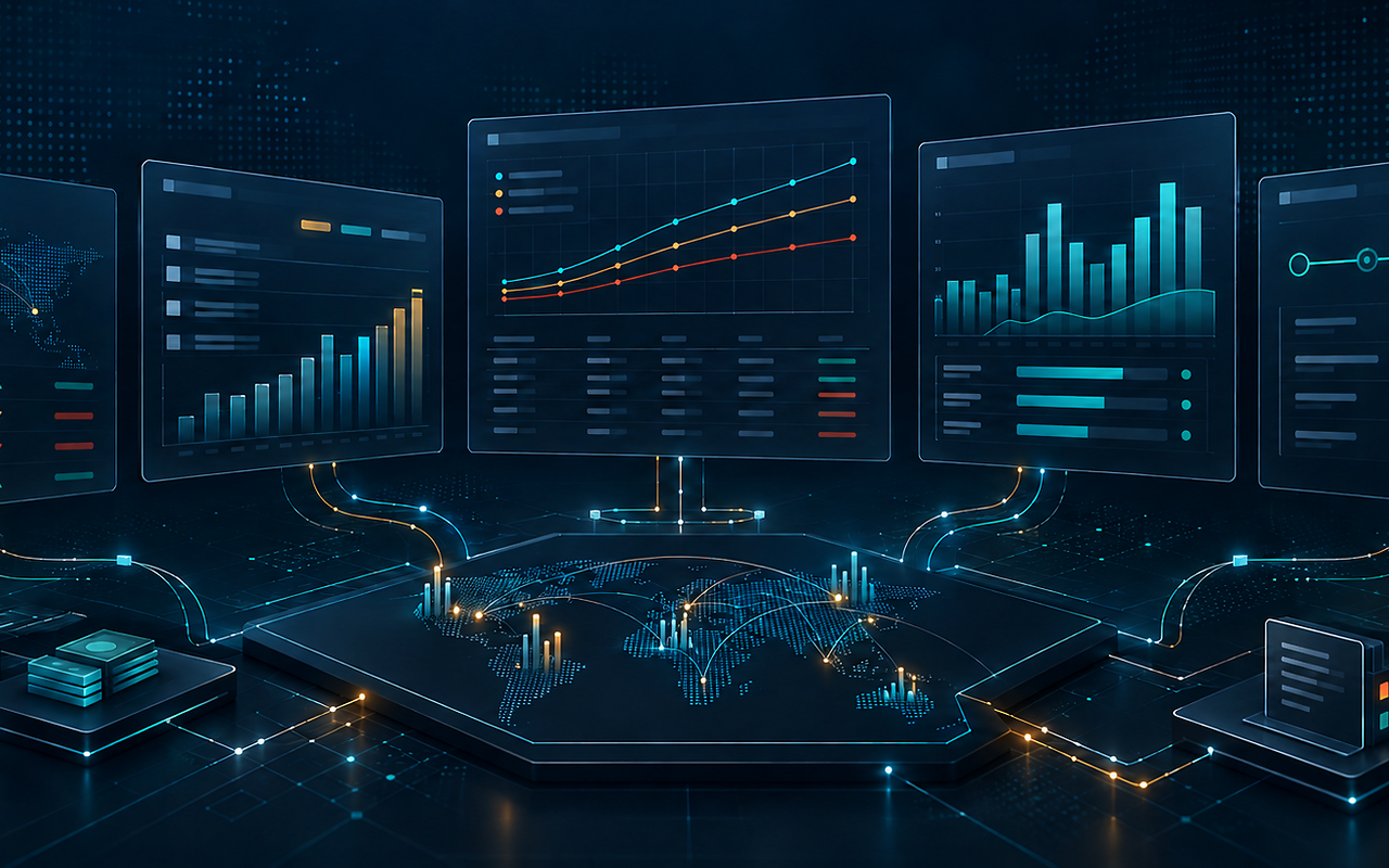 Treasury market landscape combining liquidity, securities, and calibrated market indicators
